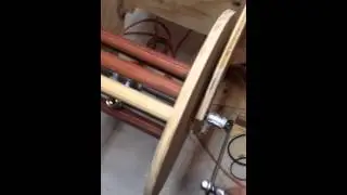 Wooden hose reel