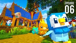 I captured ALL STARTER POKEMON in my MINECRAFT COBBLEMON FOREVER WORLD!