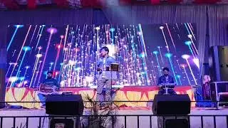 Singer Brijesh singh with Krishnarjun musical band 