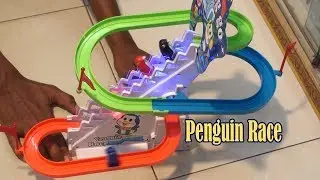 Wonderful Penguin Race - Penguin Race Track Assemble and Playing - Toys for Kids