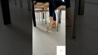 Shoeplay ASMR - unaware shoeplay while reading a book #Flipflops #feet #ignore #dangling #tapping 