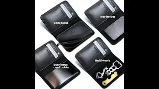 PUNCUBE minimal wallet 2.0 with keyholder