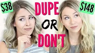 FULL FACE USING PINTEREST MAKEUP DUPES TESTED | DUPE OR DON'T