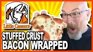 Little Caesars Stuffed Crust BACON WRAPPED DEEP DEEP Dish Pizza