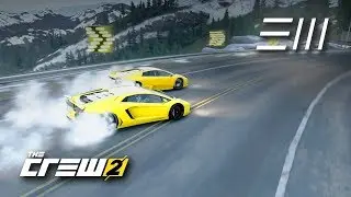 The Crew 2 - All Lamborghini Drift Battle | Fastest through the Mountain Pass Wins!
