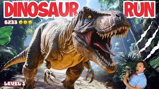 Dinosaur Planet Brain Break 🦖 | Kids Dinosaur Rescue Run & Exercise Challenge