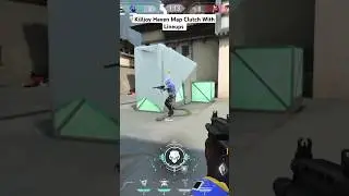 Killjoy 1v4 Clutch Epic Moment | Valorant Killjoy Clutch Moments #shorts #killjoy