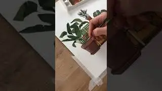 Plant illustration #art #shorts #gouache