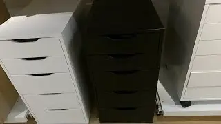 IKEA ALEX DRAWER UNIT DROP FILE STORAGE CLOSER LOOK FURNITURE REVIEW IKEA SHOP WITH ME SHOPPING