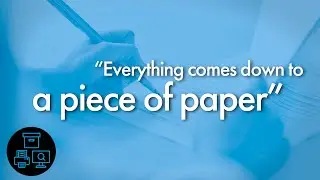 The problem with paper-driven business...