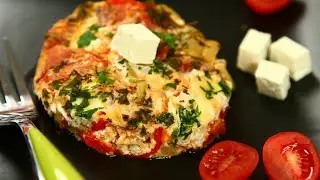 🌶🍳 Соте из перца, брынзы и яиц - Миш-Маш по болгарский