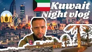 Farwaniya to Fahaheel Sea Side by Bus 🚌 | Night Road Trip | Kuwait Vlog 🇰🇼 | The Raju Vibes