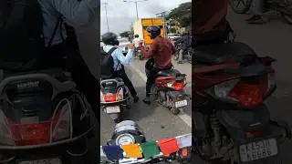 Idiots on Bangalore Roads #shorts #roadrage #nevergiveup #reels