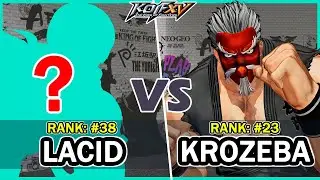 KOF XV 🔥 Lacid (Random) vs Krozeba (Ryo/Haohmaru/Ram&oacute;n) 🔥 Steam