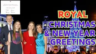 The Spanish Royal Family&rsquo;s Cozy Christmas and New Year Greetings #royalchristmas #leonor