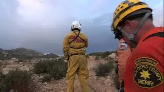 San Diego Mountain Rescue - Helicopter Transportation at Iron Mountain Search