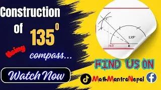 BLE Geometry: 135&deg; angle construction | Math Mantra | #BLE #maths #seeexamnepal
