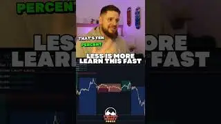 Less is more, Learn this FAST... #motivation #trading #forex