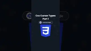 Css All Cursor Types PART 1 | CURSOR:POINTER, CURSOR:MOVE #css #csseffect
