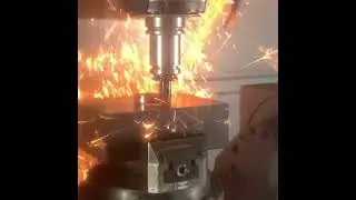 Cast Iron with NTK Ceramic Cutting Tools #cnc #cnctools #manufacturing #castiron #cncmachine