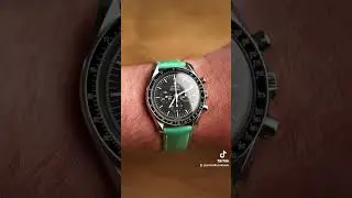 This watch looks fabulous with any leather strap color!