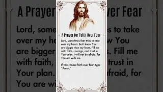 Take 10 Seconds To Pray ✝️A Prayer for Faith Over Fear #prayer #shortprayer #jesuschrist #faith #god