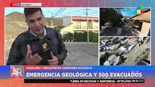 🔴 CHUBUT: EMERGENCIA GEOLÓGICA Y 300 EVACUADOS