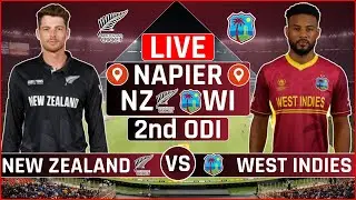 New Zealand vs West Indies 2nd ODI Live Scores | NZ vs WI 2nd ODI Live Scores & Commentary