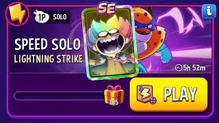 Speed solo lightning strike 785 solo challenge match masters 