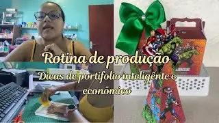 ROTINA DE PRODUÇÃO / COMO FAZER PORTEFÓLIO INTELIGENTE / TRABALHANDO COM PAPELARIA PERSONALIZADA
