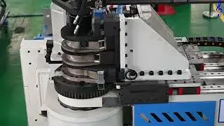 Tube bending machine&mdash;The car's frame makes continuous small-radius bends, leaving no gap for welding