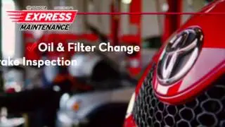 Toyota Express Maintenance