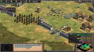 AOE2:DE Throwing Axeman Domination from Franks Pocket 4vs4 Arena