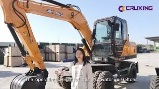 Explore the JINGONG JGM9075LN-9 Wheel Excavator: Power Meets Precision