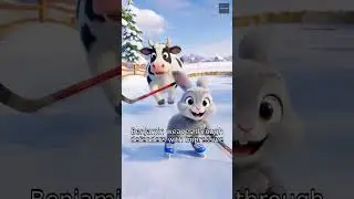 Farm Friends Play Hockey