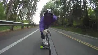 Rain Slay : MotionBoardshop.com - How to speedboard big hills.