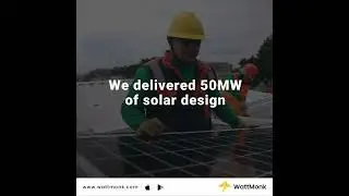 We delivered 50MW of solar Design | Wattmonk