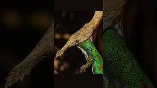 Leaf-Nosed Snake from Madagascar 🌿🐍 Stealthy Secrets Revealed #animals #snake #animalfacts