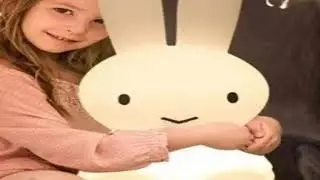Cute LED Desk Lamp Cute Lighting Bear Rabbit Mood Light Cute Cartoon Children's Gift Bedroom Bedside