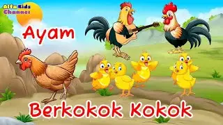 AYAM BERKOKOK KOKOK &hearts;️ KALAU KAU SUKA HATI &hearts;️ LAGU ANAK INDONESIA TERPOPULER #laguanak #animasiayam