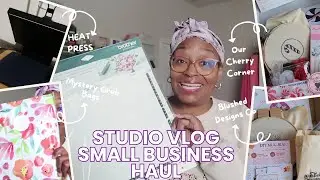 [74]Studio Vlog & Chat PLUS Haul from Other Small Businesses|The Fabric Beautique®