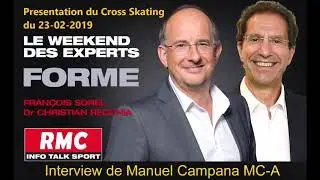 skike : Interview Cross-Skating sur RMC Les Experts FORME 23 02 2019