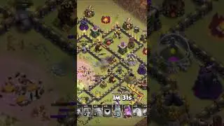 Th9vsTh10 3* In Th9vsTh9 Clan War #clashofclans