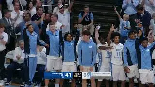 THSN CAROLINA BASKETBALL🏀JONES ANGELL TYLER ZELLER #19 KANSAS VS #25 CAROLINA