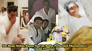 Not Hema Malini, Sunny Deol Or Bobby Performed Dharmendra's Asthi Visarjan in Haridwar? #dharmendra