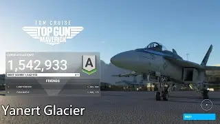 MSFS - Top Gun: Maverick DLC | Low Altitude Challenge(Yanert Glacier)