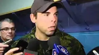 Pascal Leclaire: Talks To Media At CFB Petawawa, Oct 4, 2010
