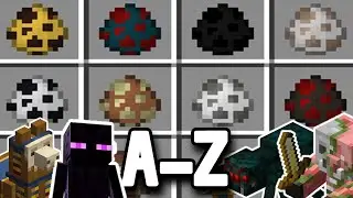 Spawning Every Neutral Minecraft Mob in Alphabetical Order
