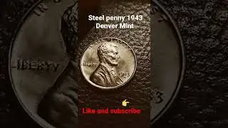 1943 Denver Mint lincoln cent penny RARE!!!