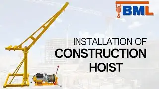 Construction Stand/ Monkey Lift/ Mini Crane Installation ( கன்ஸ்டருக்ஷன் ஹாய்ஸ்ட் / மினி கரேன் )